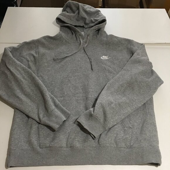 Nike Other - Nike Sportswear Club Fleece Hoodie Mens Medium Gray Sweatshirt